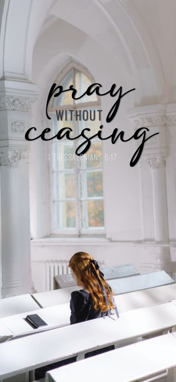 Bible verse wallpaper - pray